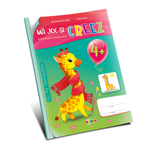 Mă joc și creez 4+ (cu foi detașabile)