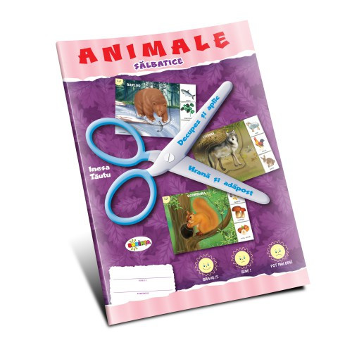 Animale sălbatice (cu foi detașabile)