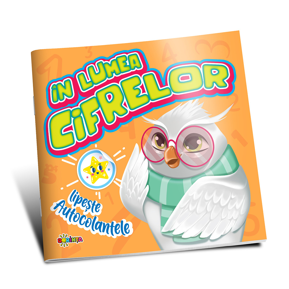 Lipește autocolante. În lumea cifrelor