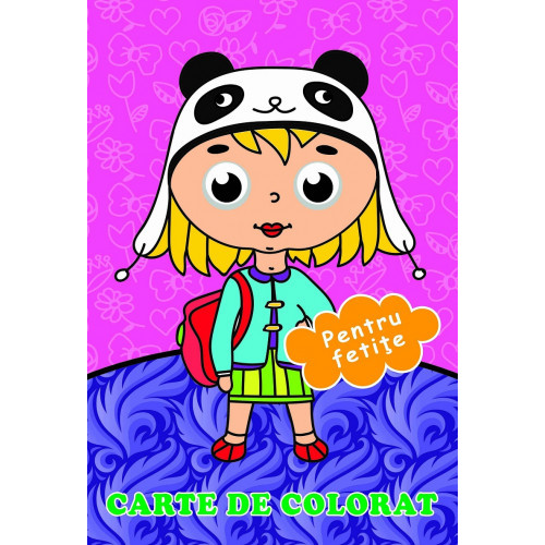 Carte de colorat. Pentru fetițe (cu ochișori)