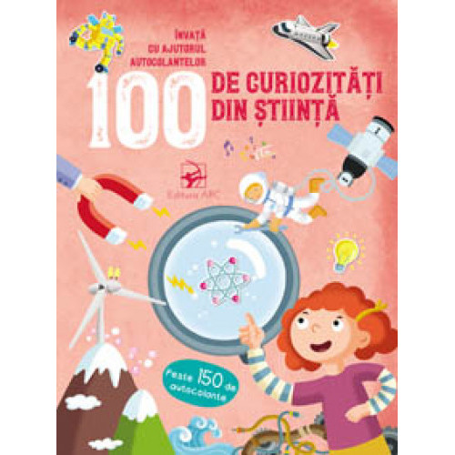 100 de curiozități din știință (autocolante)