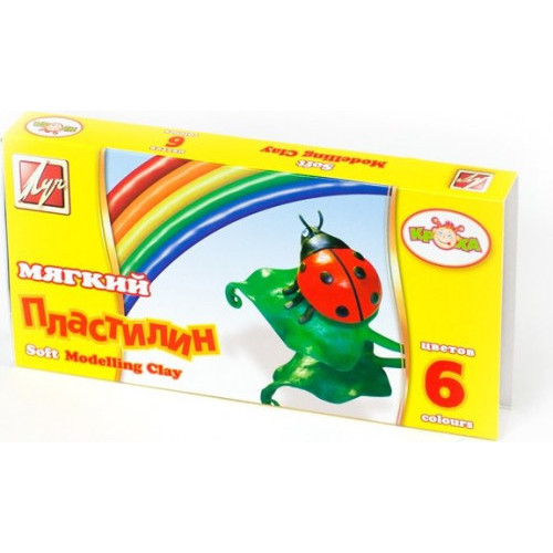 Pastă de modelat moale Kroha 6 cul Luci