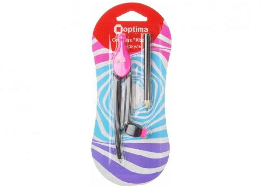 Trusa compas Optima (cu creion)Roz O81481