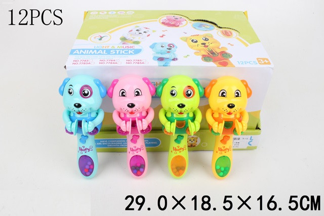 Cățel cu mâner muz/lum