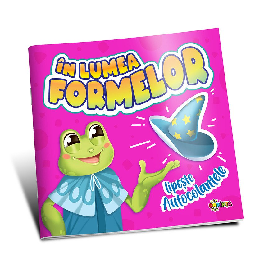 Lipește autocolante. În lumea formelor