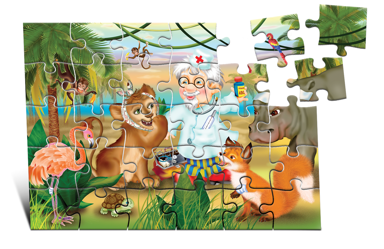 Puzzle Doctorul Aoleu 30ps.