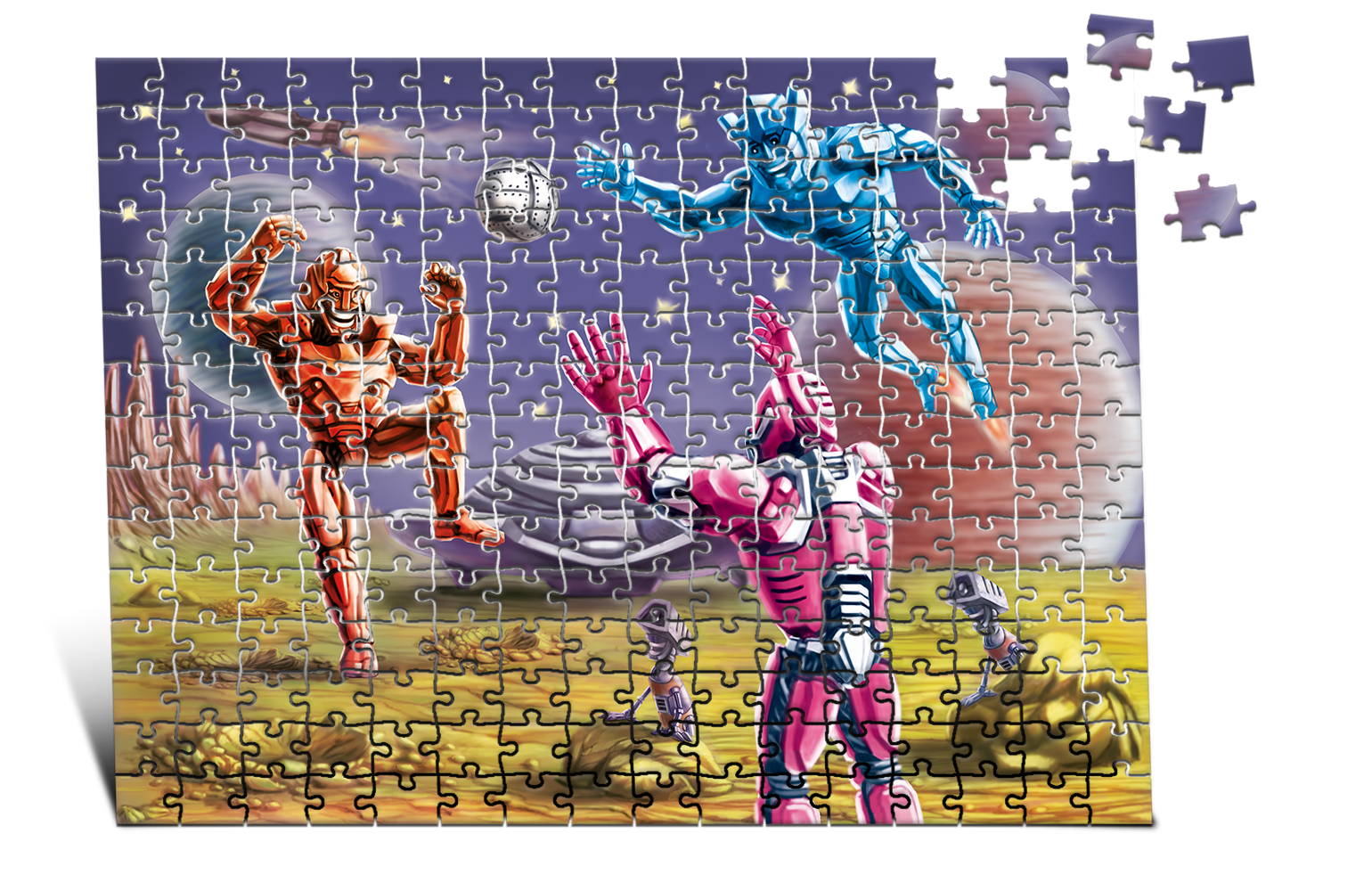Puzzle Roboți spațiali 240ps.