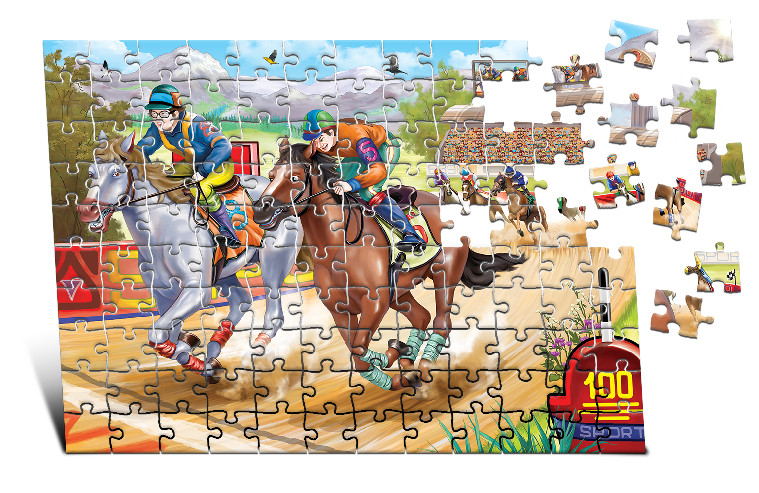 Puzzle Curse de cai 120ps.