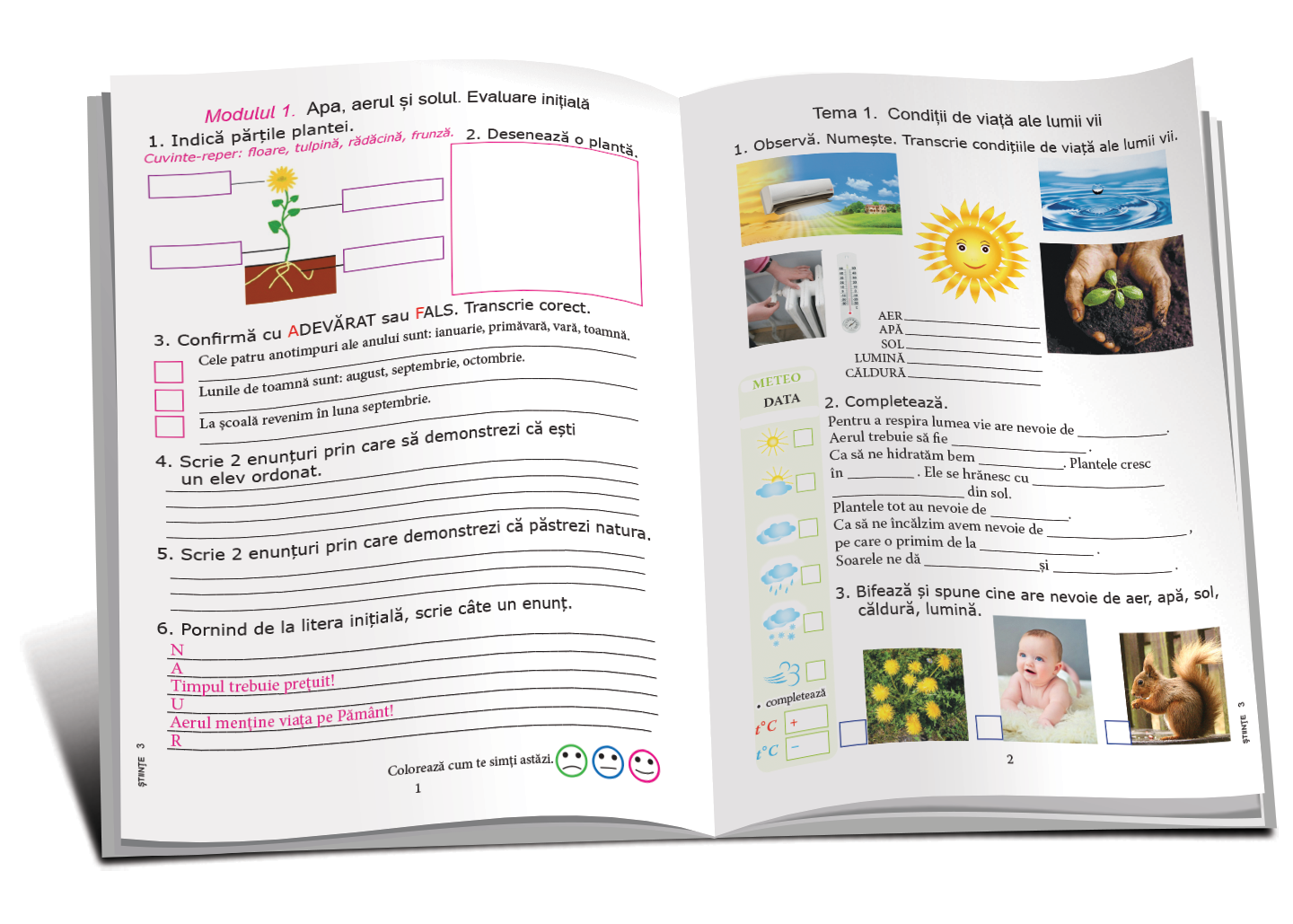 Științe cl.3 (carte-caiet)