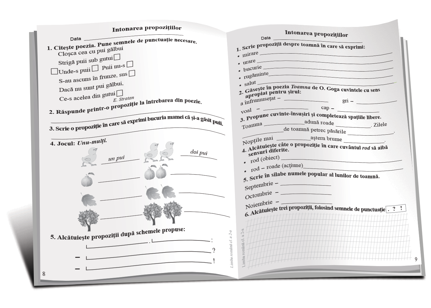 TEMA la Limba română cl.2