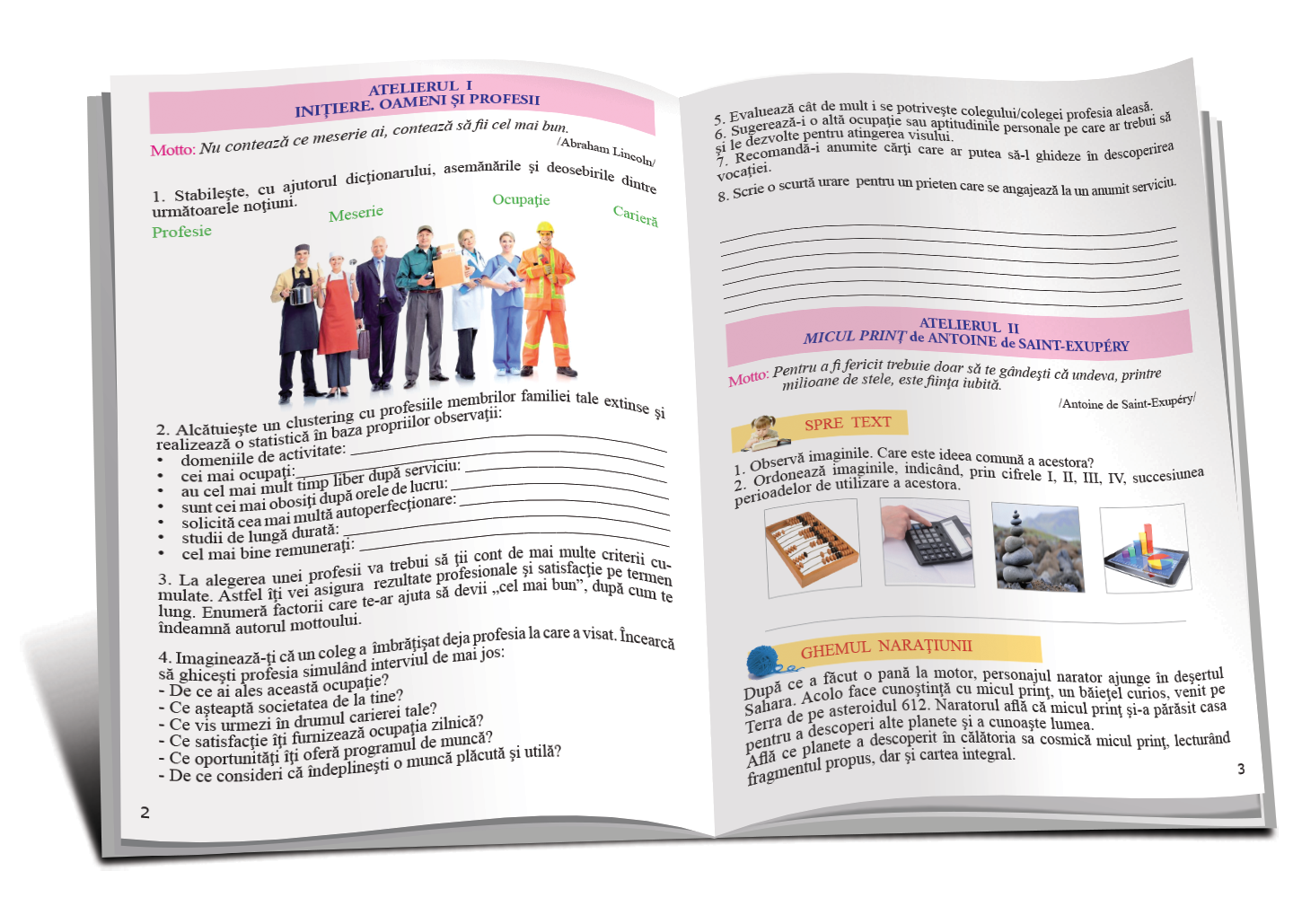 Lectură pentru ghidare în Carieră cl.7