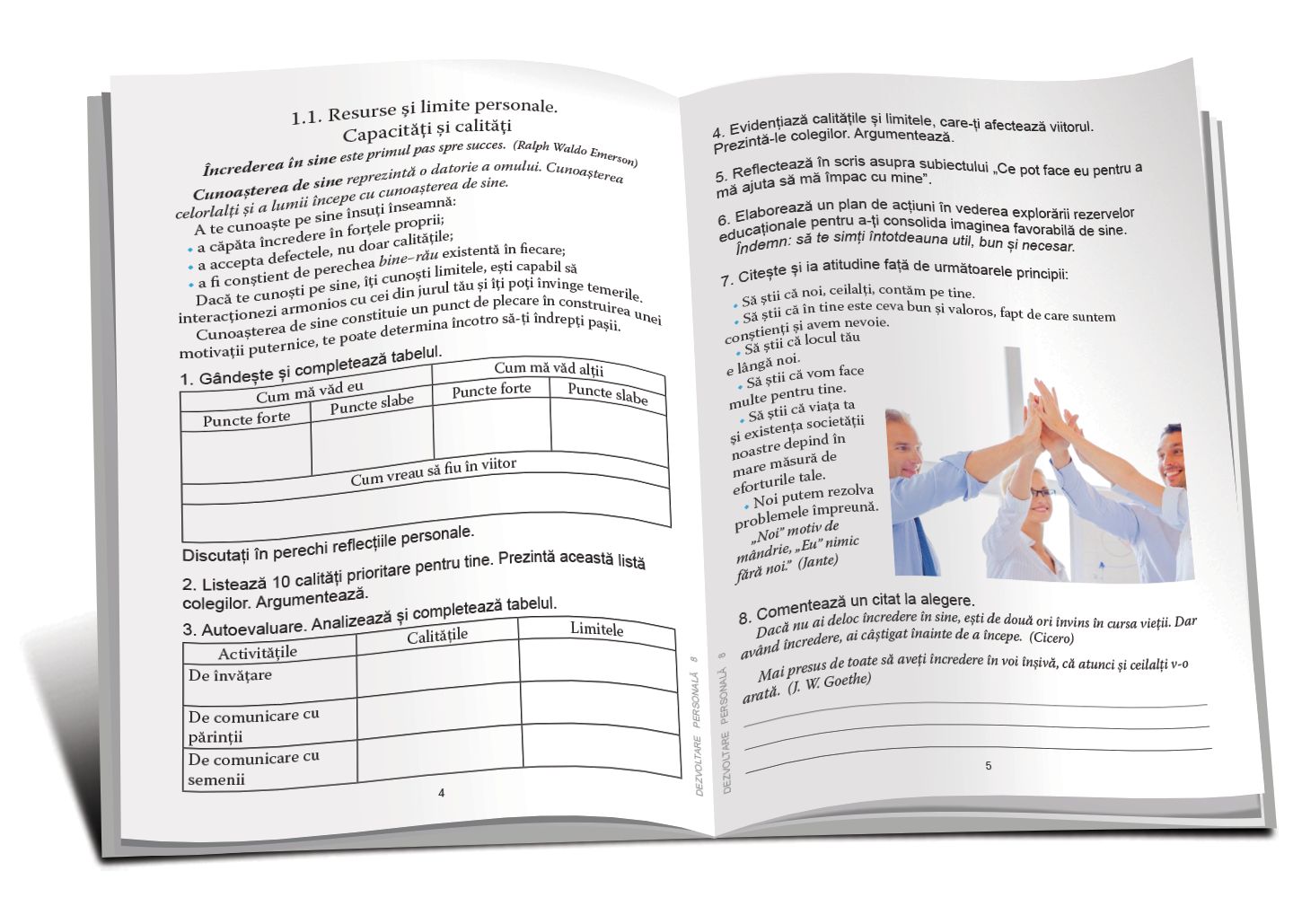 Dezvoltare personală cl.8