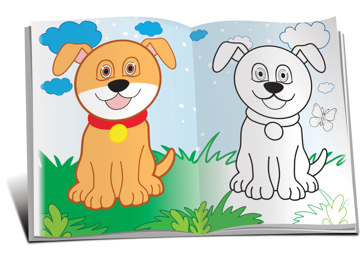 Marea carte de colorat. Animale vol.2