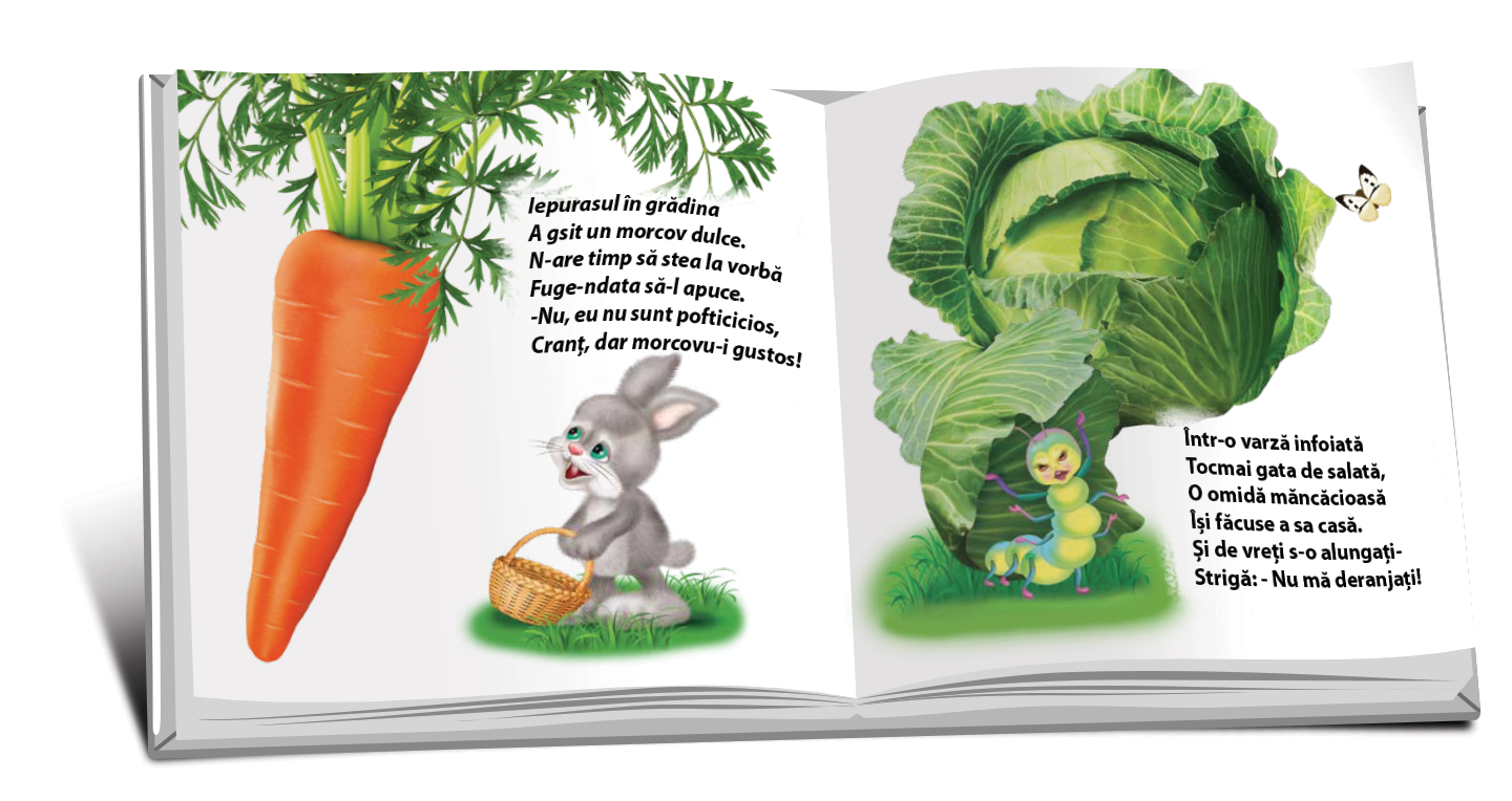 Cărți mici pentru pici. Legume