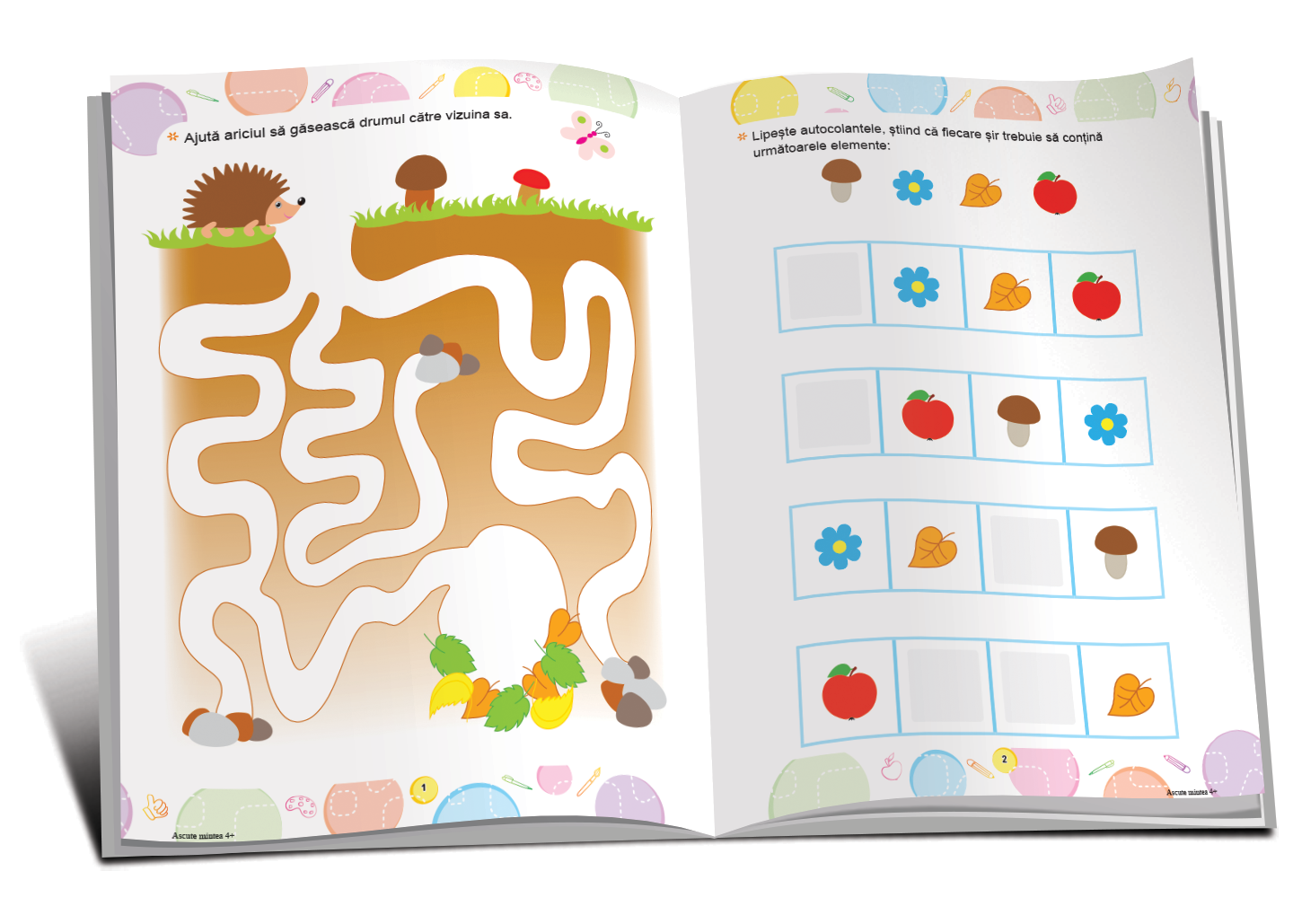 Marea carte. IQ start 4+ (70 autocolante)