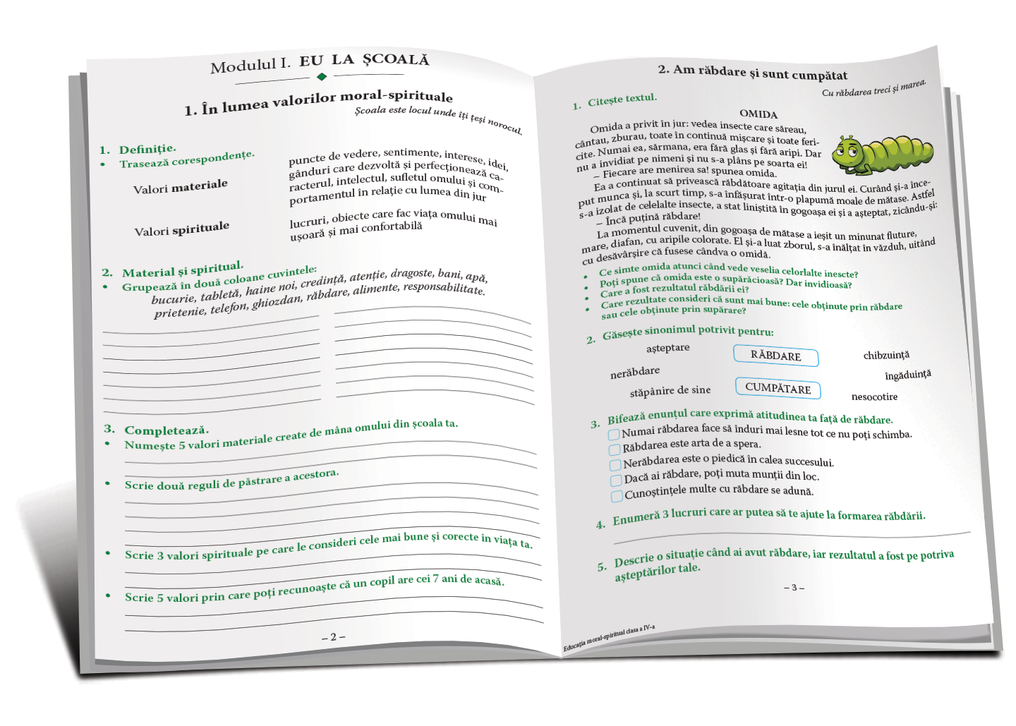 Educatia moral-spirituala: clasa 4-a