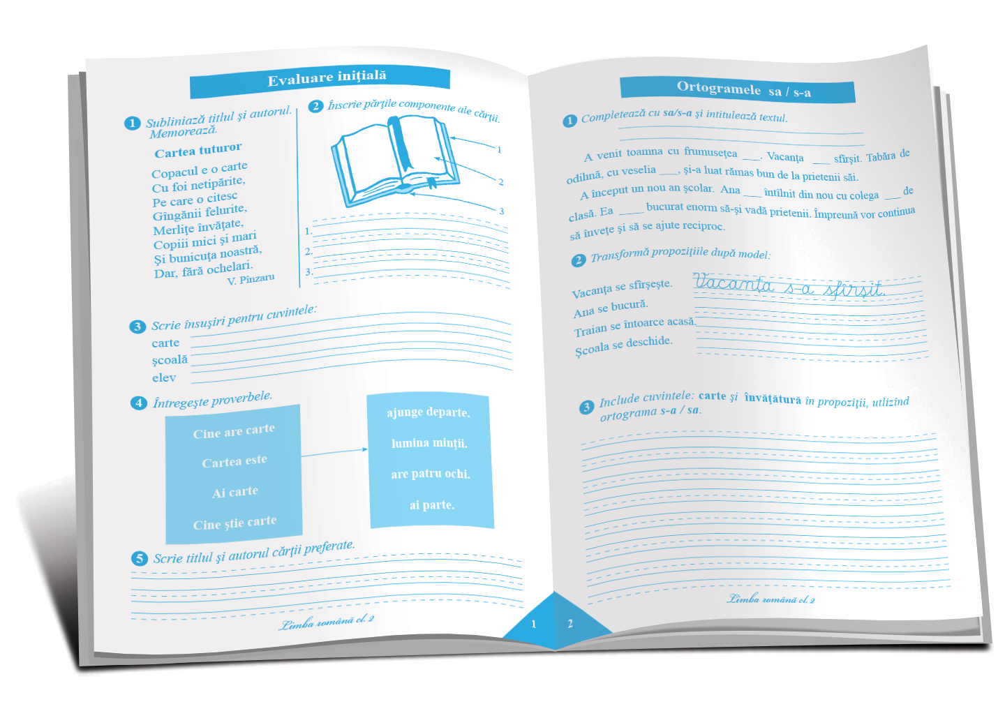 Fise Limba română cl.2