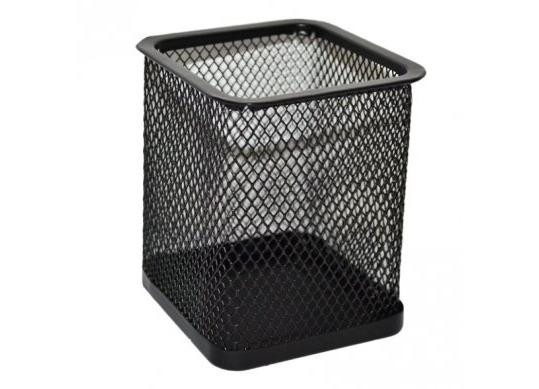 Pahar p/u pixuri metal plasa (dreptunghic/negru/8*8*9cm)