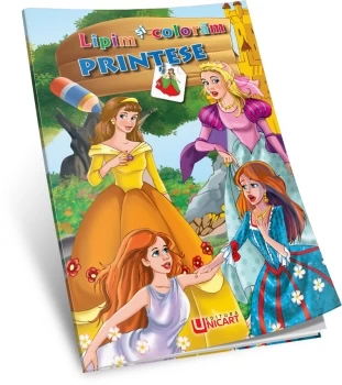 Lipim și colorăm - Prințese