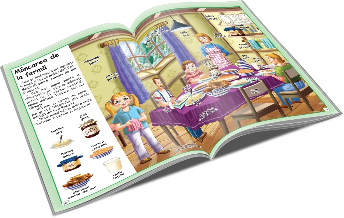 Colecția 1000 de cuvinte în engleză - La Fermă