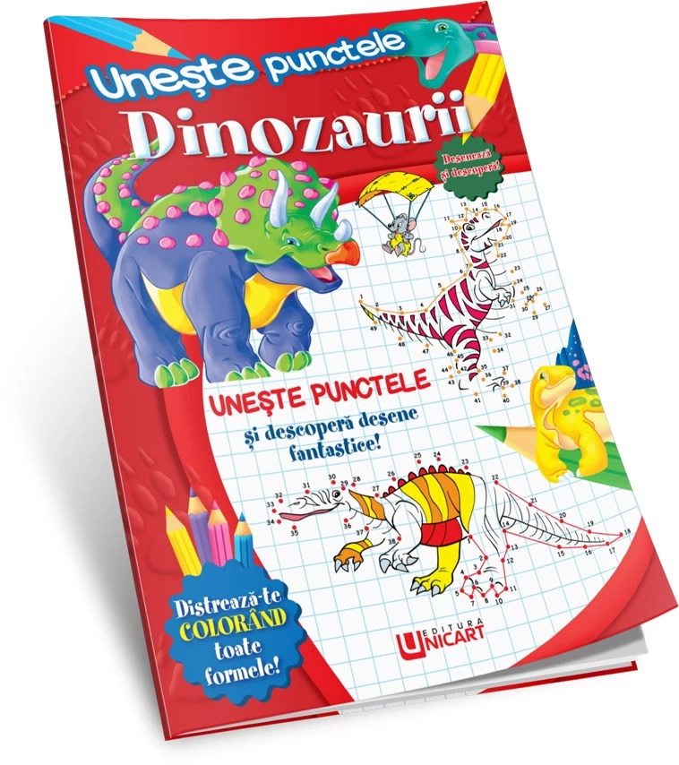 Unește punctele  - Dinozaurii