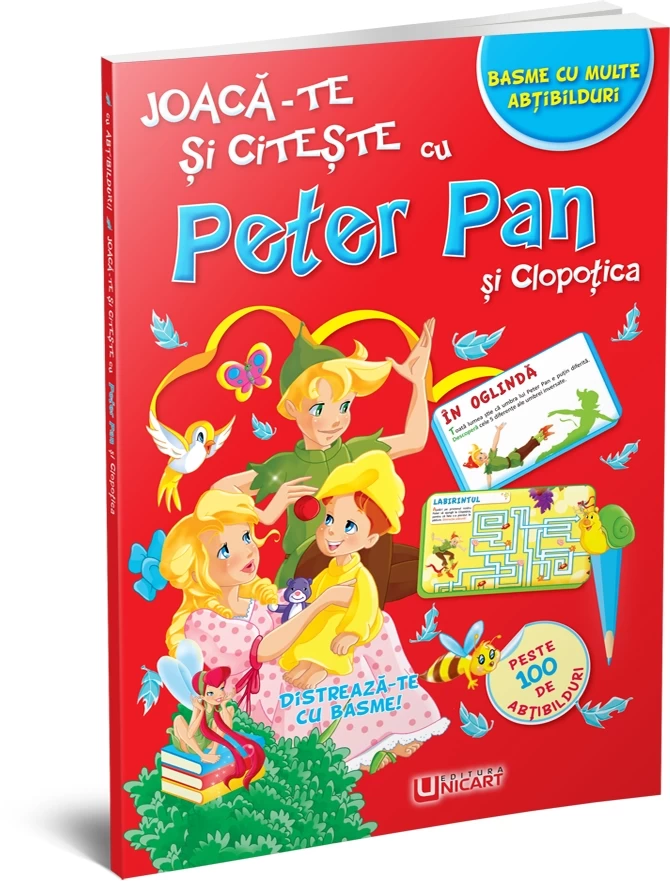 Joacă-te și citește cu Peter Pan și Clopoțica