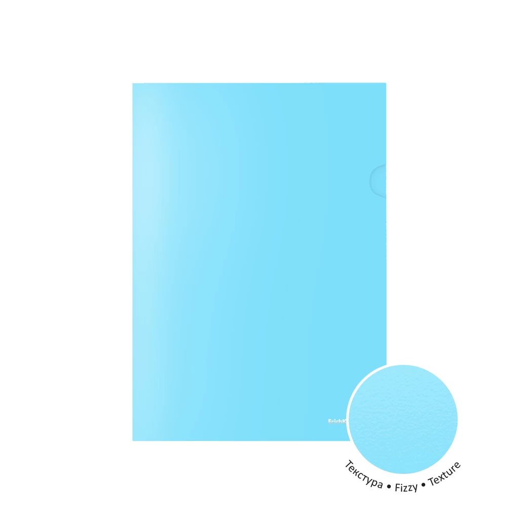 Mapa transparenta ErichKrause® Fizzy Pastel, A4, 140 mcm, opaque, asortiment