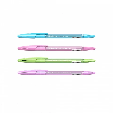 Pix pe ulei  ErichKrause® R-301 Spring Stick&Grip 0.7, ink color: albastru