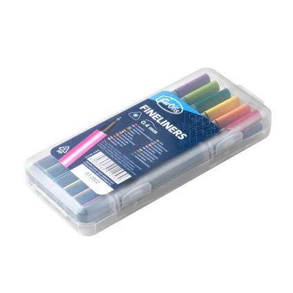 Fineliner gel set 12 cul. 0.7mm / plastic box