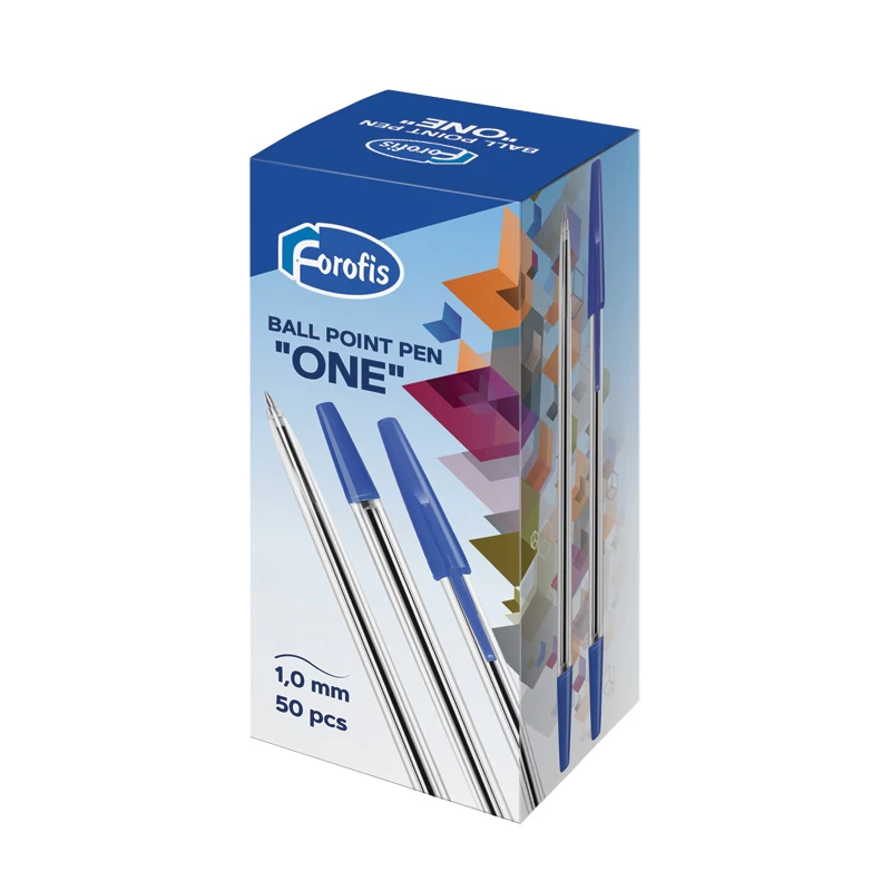 Pix cu bila albastru 1.0mm ""ONE""