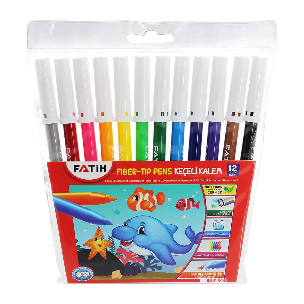 Carioci 12 culori Fatih