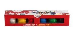 Vopsea acrilică 6 culori 25 ml Fatih