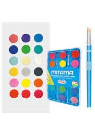 Acuarelă 18 culori + 2 periute