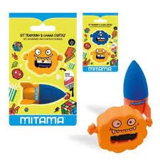 Ascuțitoare dublă cu radieră pu baieți, set 2 buc