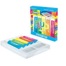 Temperă lavabilă culori fluorescente set 5 cul*21ml.+ 2 periute