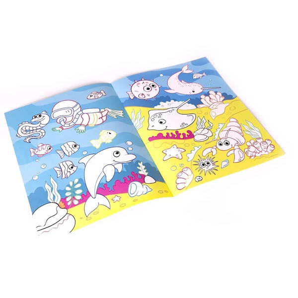 Раскраска для самых маленьких. Первое подводное путешествие