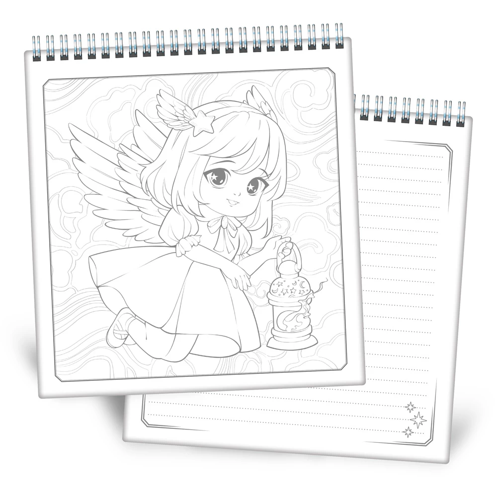 Anti-stress. Coloring book. Happy