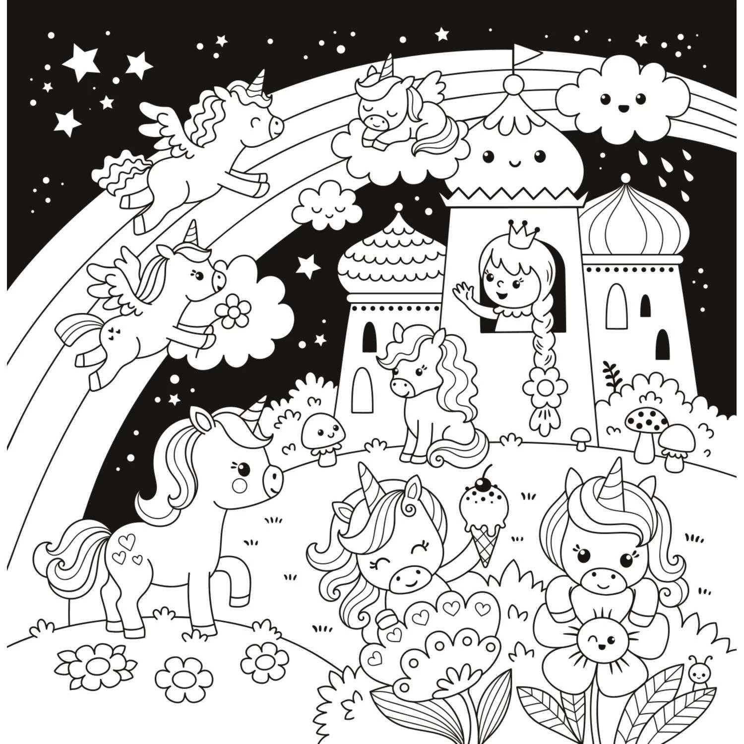 Вааау! Я раскрашиваю KAWAii