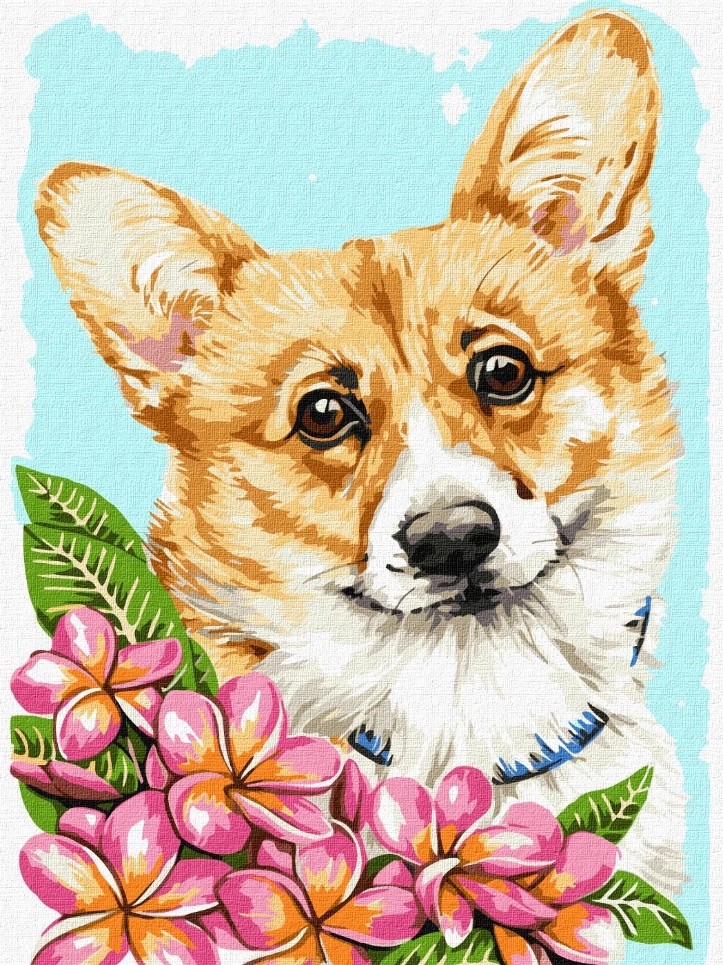 Tablou pe numere "Bucurie de primăvară" 30x40cm KHO4491