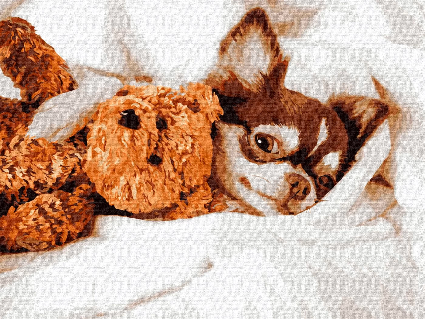 Tablouri pe numere Ideyka „Dimineata itsita” 30x40cm KHO4268