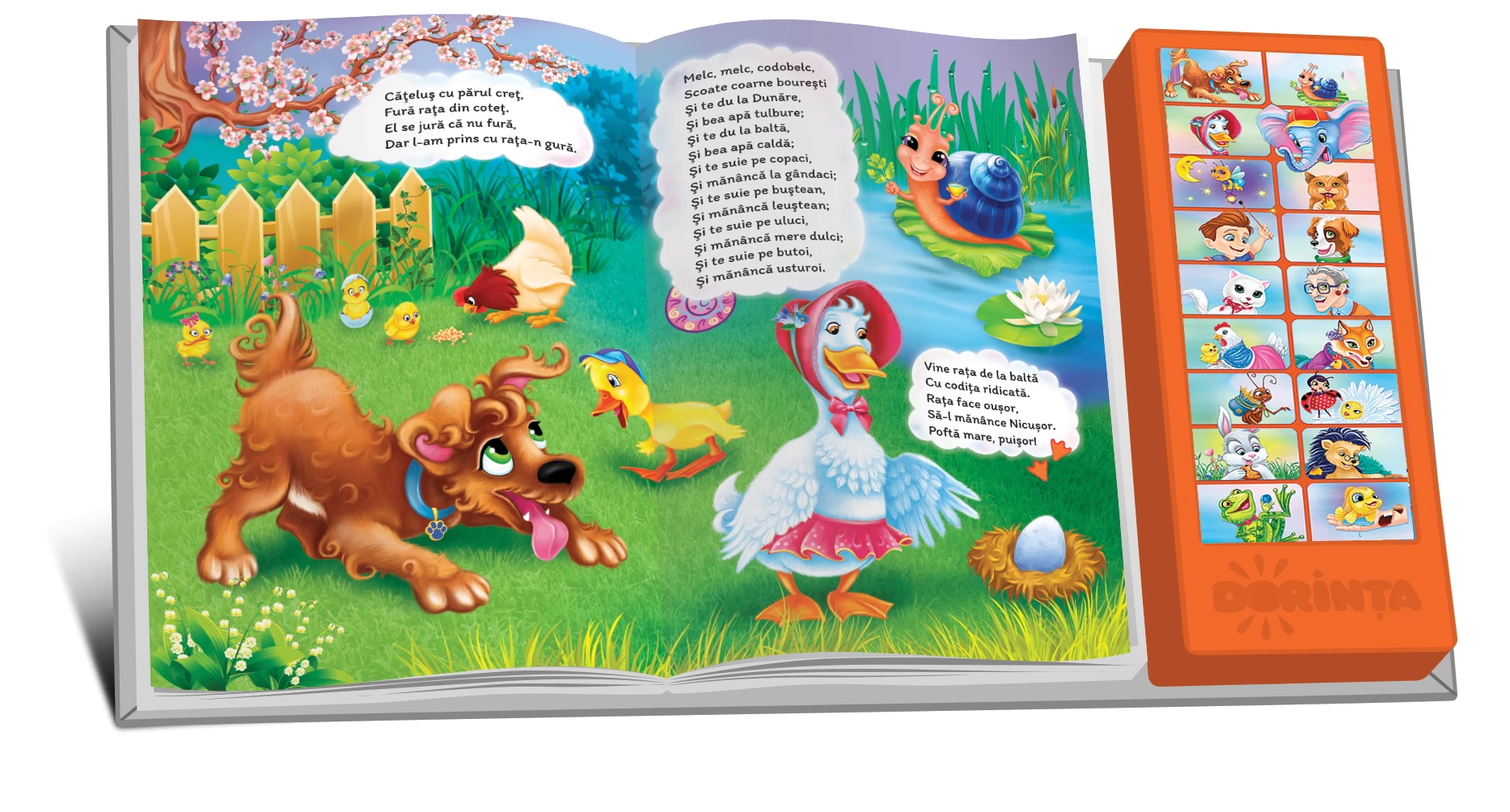 Carte cu sunete. Poezii pentru pici