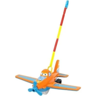 Jucarie de impins  zornaitoare, Avion, 70 Cm