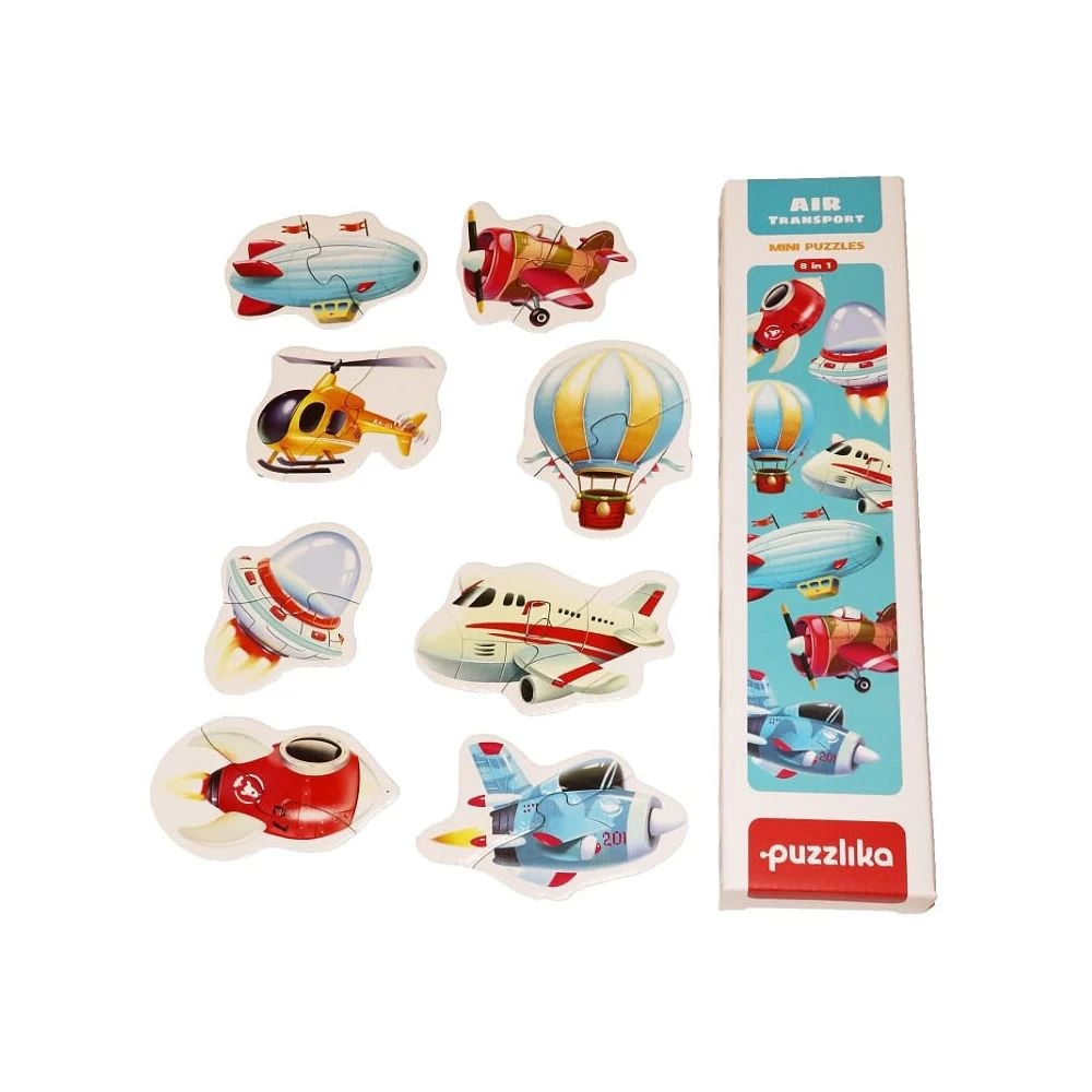 Puzzle 8 in 1 "Transport aerian"(16piese)