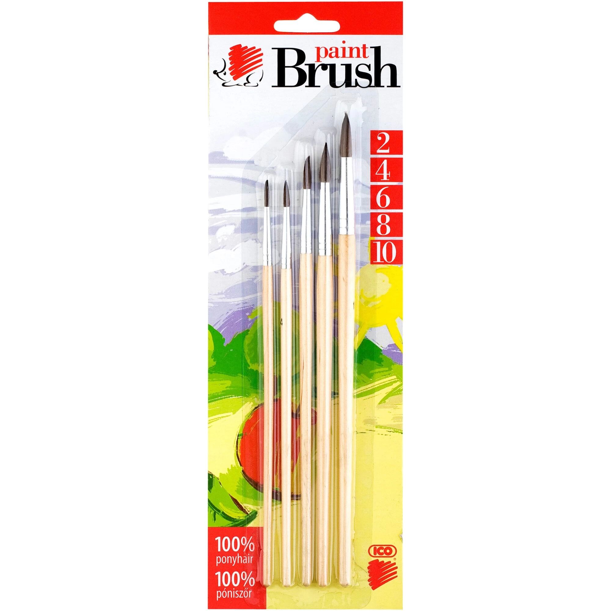 Pensula set 5buc. Nr. 2-4-6-8-10