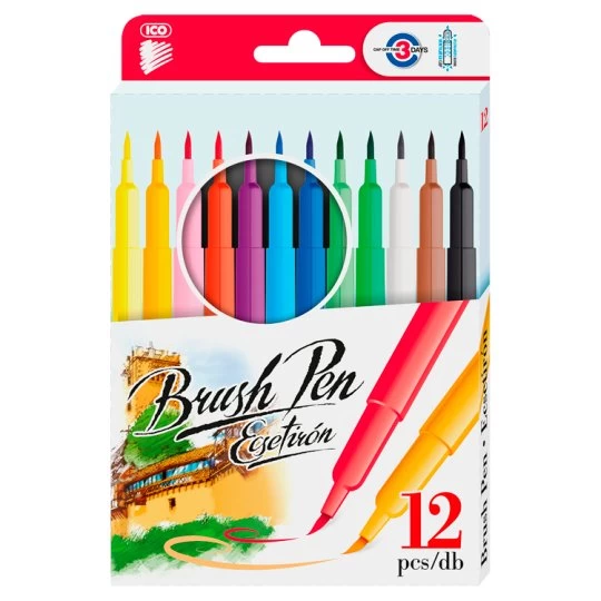 Carioci Brush Pen  12cul. ICO