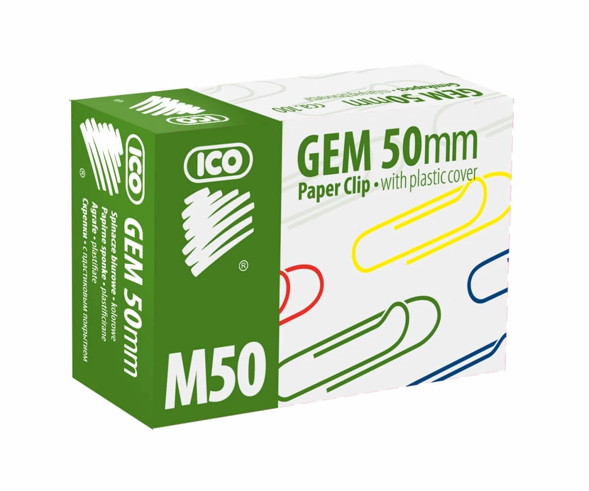 Clame color 50mm /1 cut- 100buc. ICO