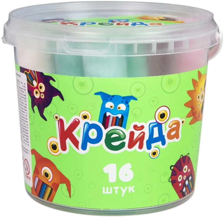 Cretă Mare Rotundă 16 buc.