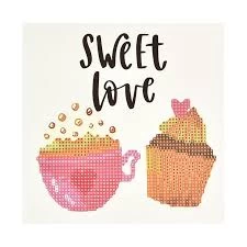 Mozaica cu Diamante 18x18 cm "Moment Dulce"