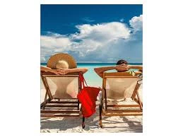 Mozaica cu Diamante 30x40 cm "Odihna pe Plaja"