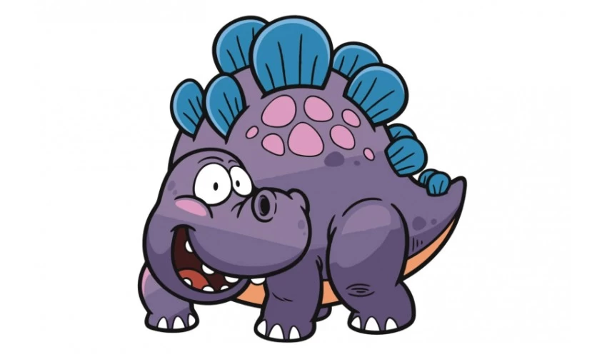 Tablou pe numere 30x30 cm "Dinozaur"/Strateg ES086